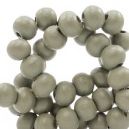 Houten kralen rond 12mm Khaki green